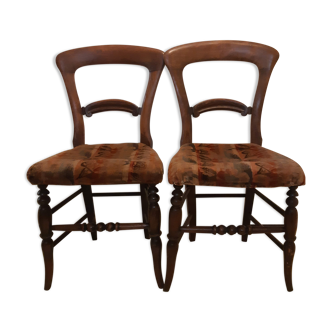 Chaises vintage bois