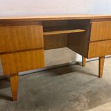 Vintage desk Scandinavian style compass feet