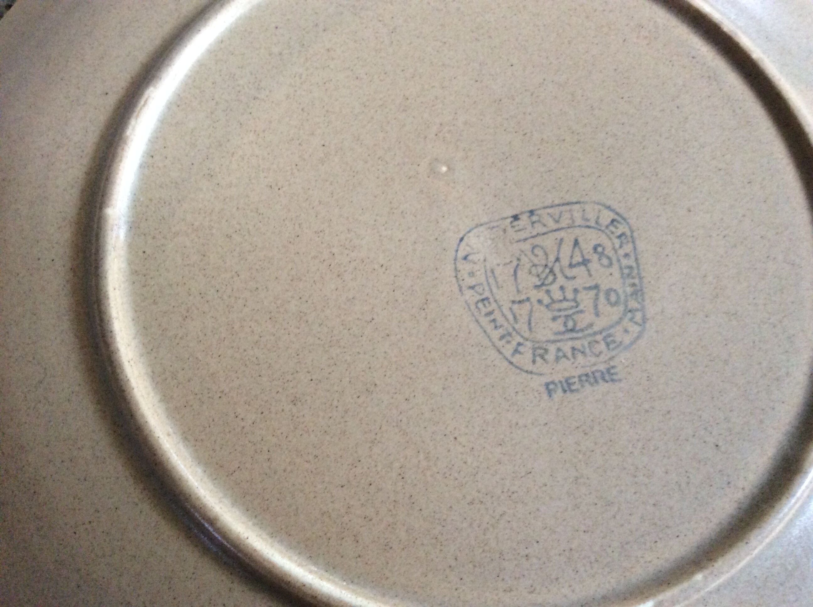 Series of 5 dessert plates