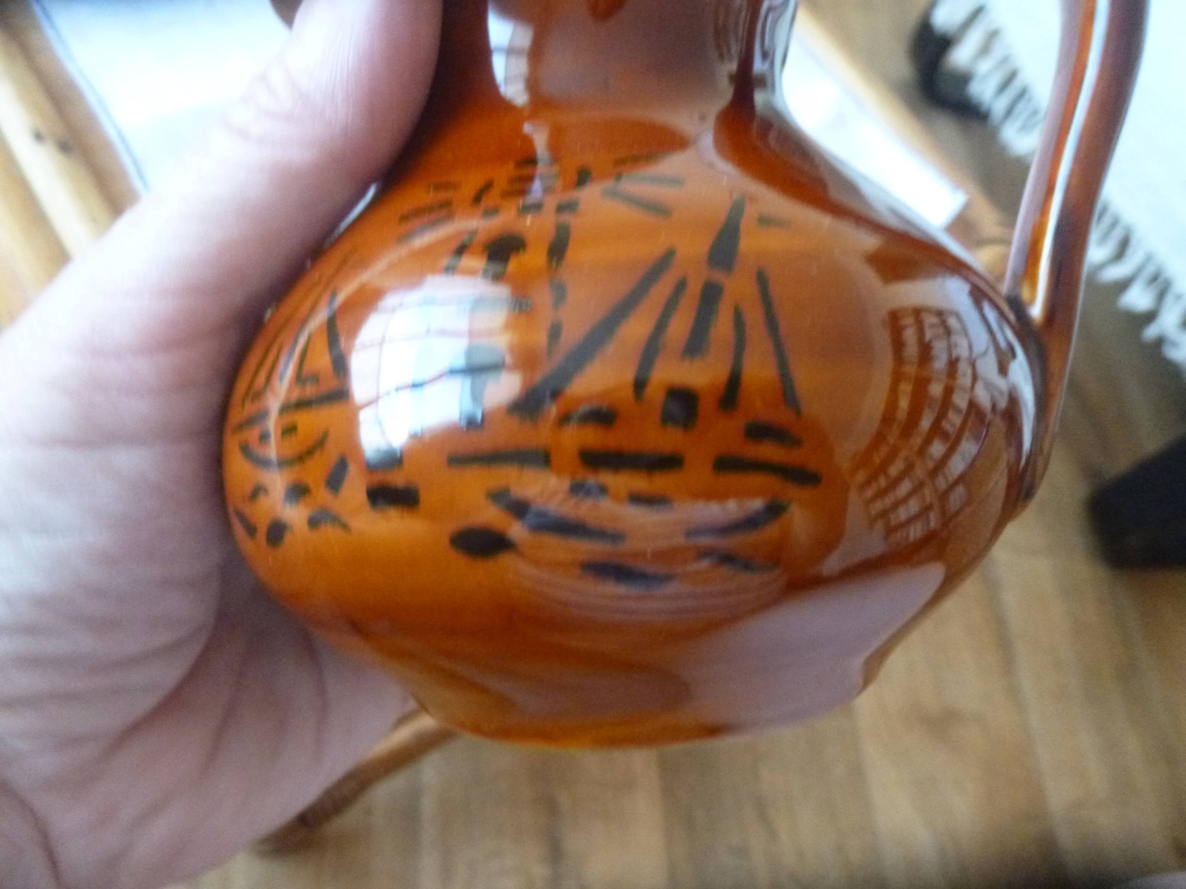 Milk jug or small pitcher Saint Clément marine decor