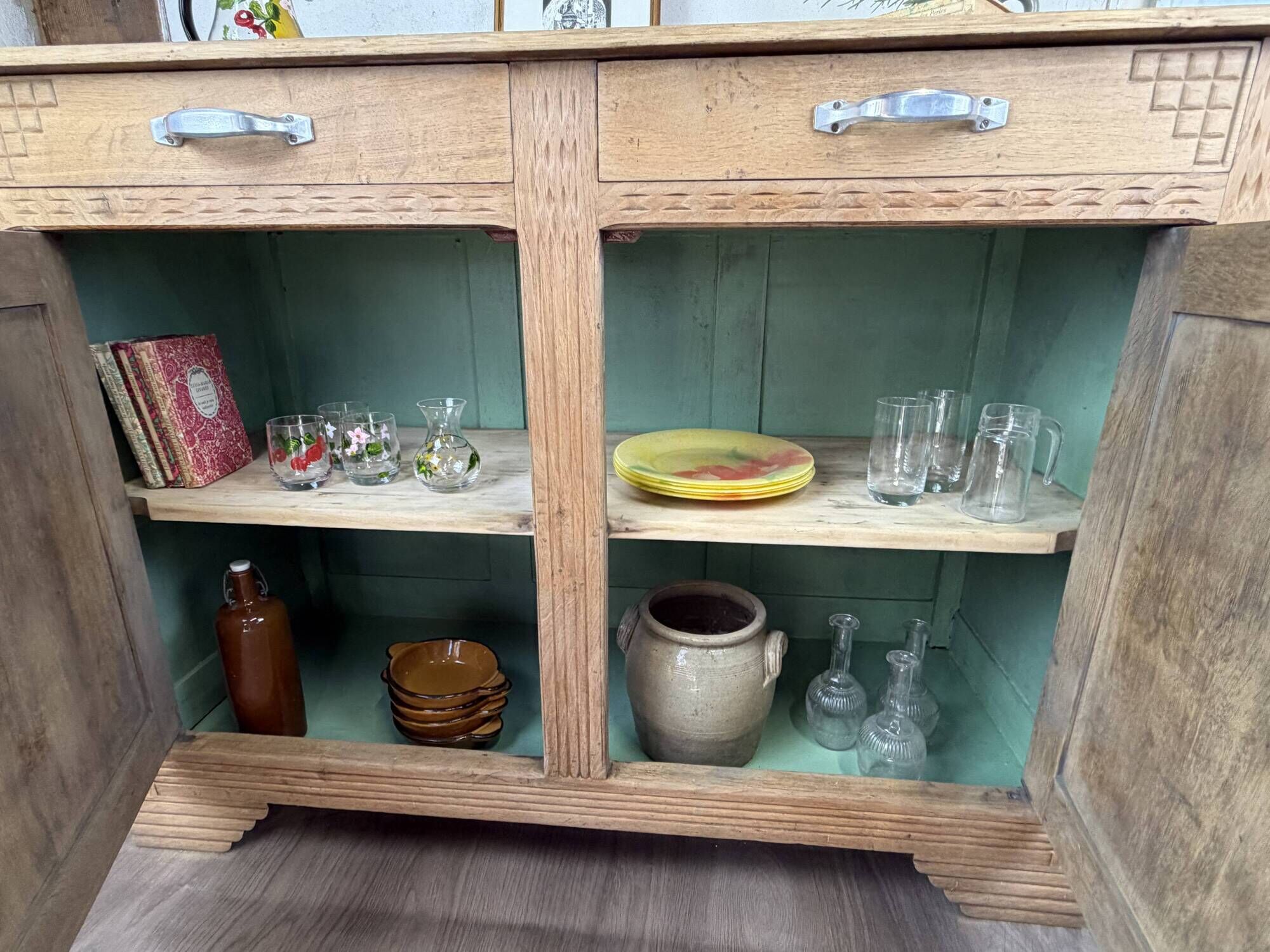 Art Deco oak buffet – 1930s