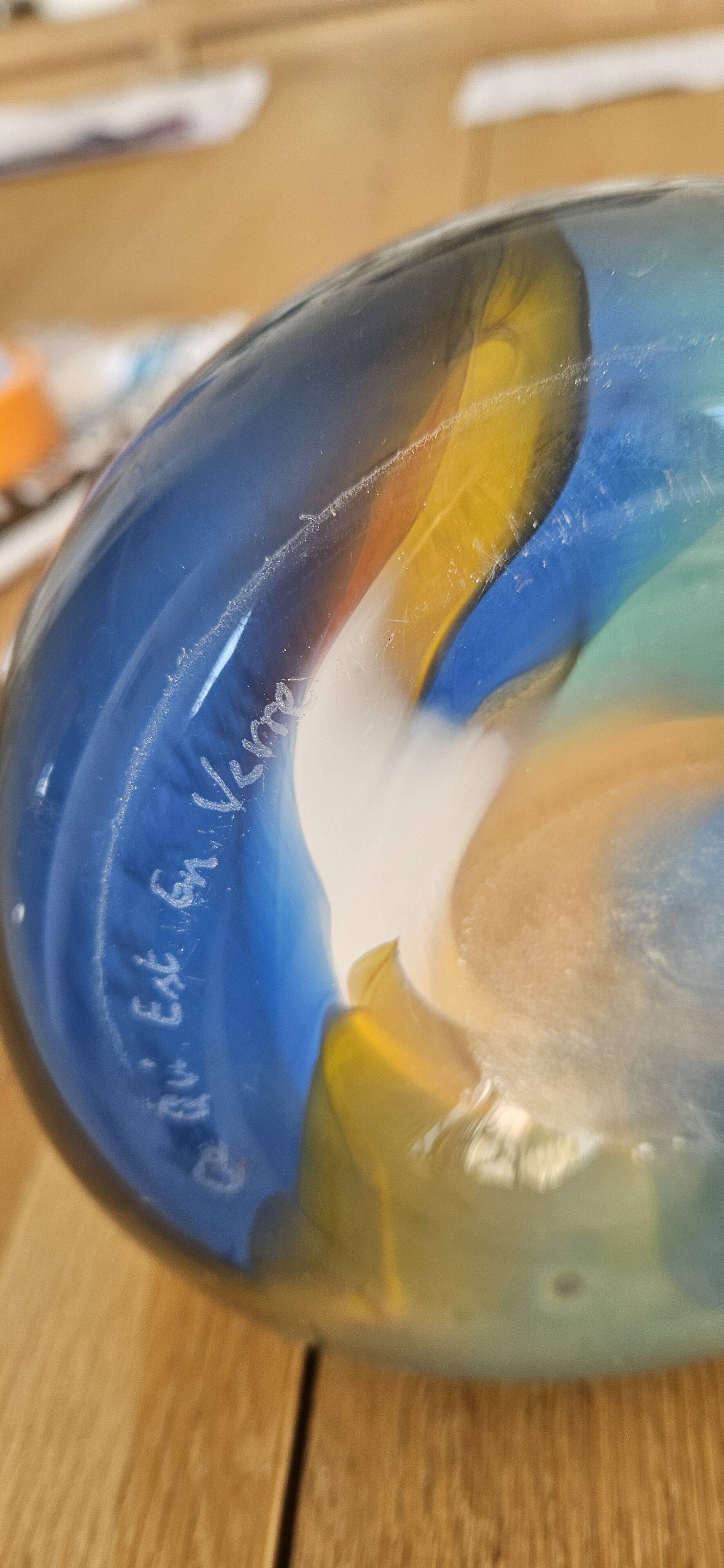 blown glass vase