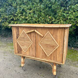 Bamboo furniture with wheels