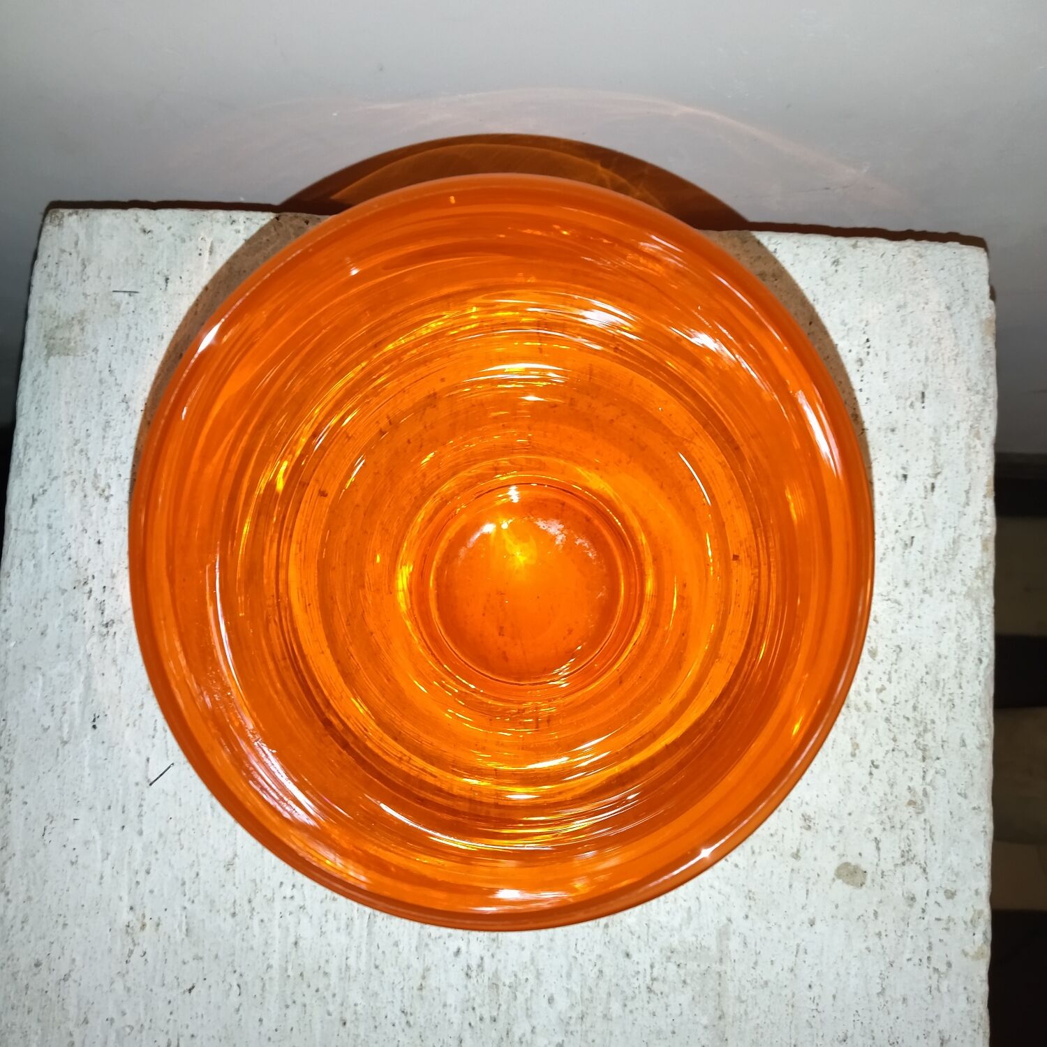 Vase en verre soufflé