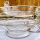 Art Deco fruit bowl with silver Minerva frame, Val Saint Lambert