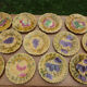 12 assiettes fruits sarreguemines