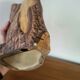 Vintage Vallauris Ceramic Vase Grandjean Jourdan Faux Wood