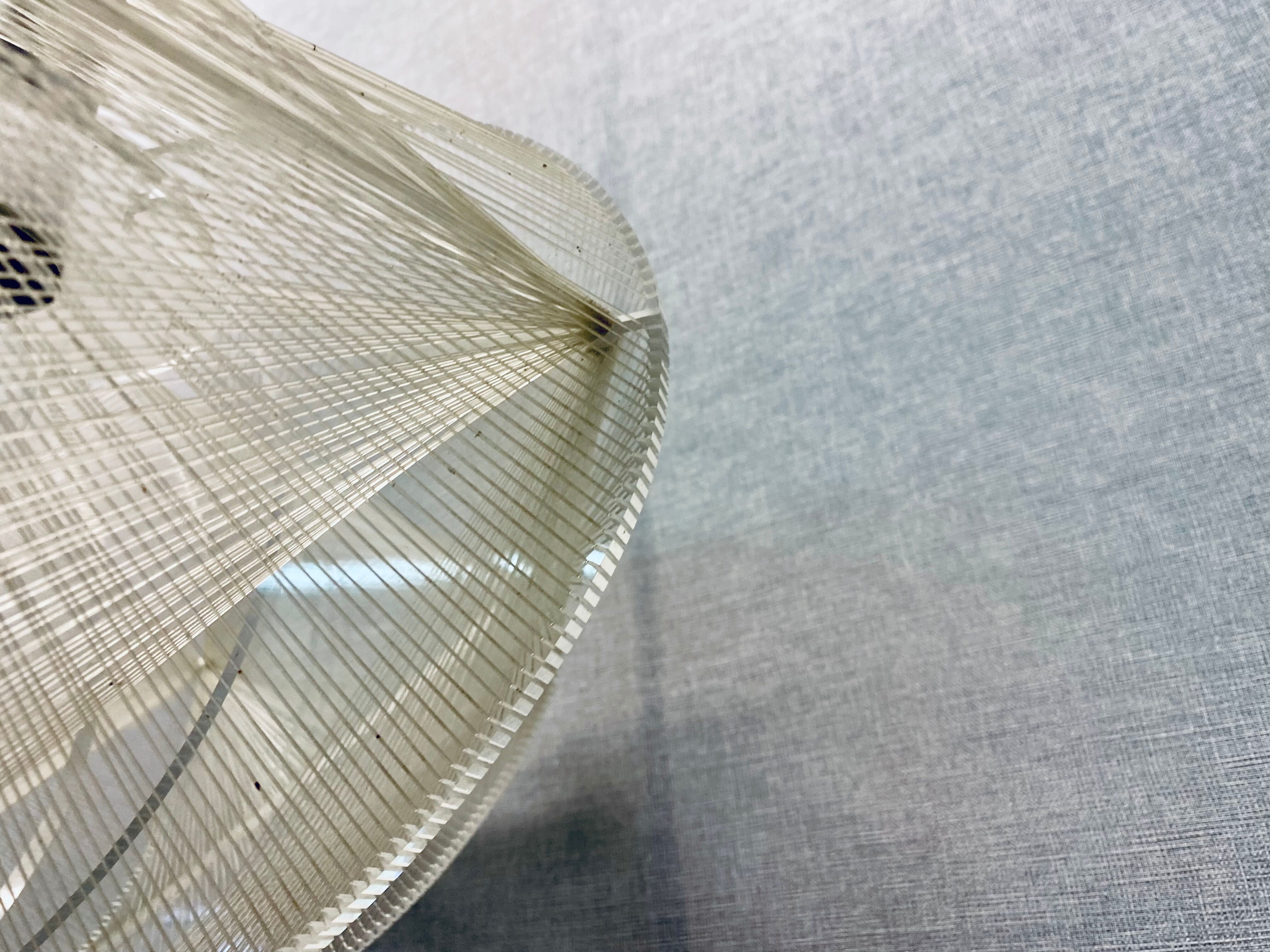 Sompex pendant lamp of perspex made by Paul Secon