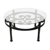Wrought iron coffee table
