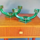 Pair of Art Deco candle holders 40s