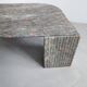 Italian Marble Eye Shaped Coffee Table 1970s