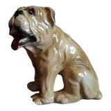 Chien en faience - h 16 cm