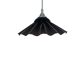 Vrieland Design – enamel – metal – scalloped edge – red/brown – 1970s