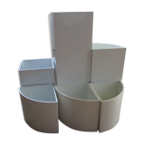 Suite of 6 70's vases