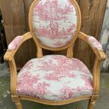 Louis XVI medallion armchair