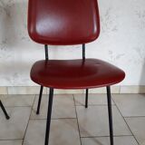 Chaise rouge a l unité