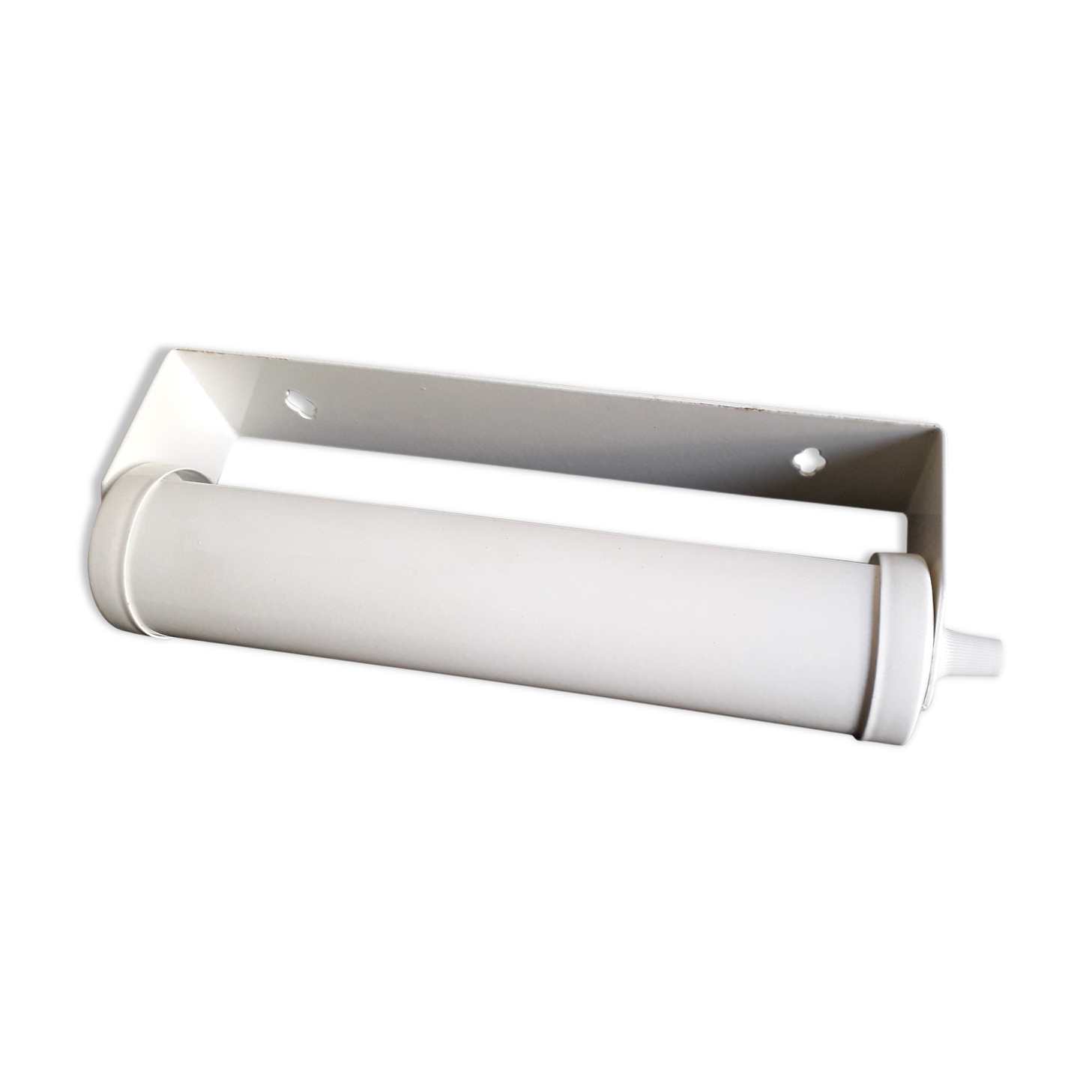 Vintage "roll" wall lamp