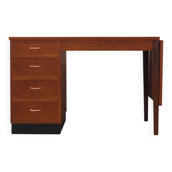 Bureau en teck, design danois, années 1970, production : Danemark