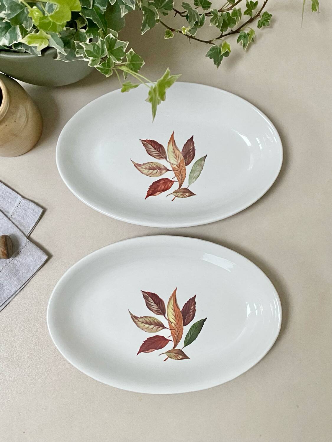 Pair of serving dishes