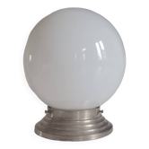 White opaline ball ceiling light