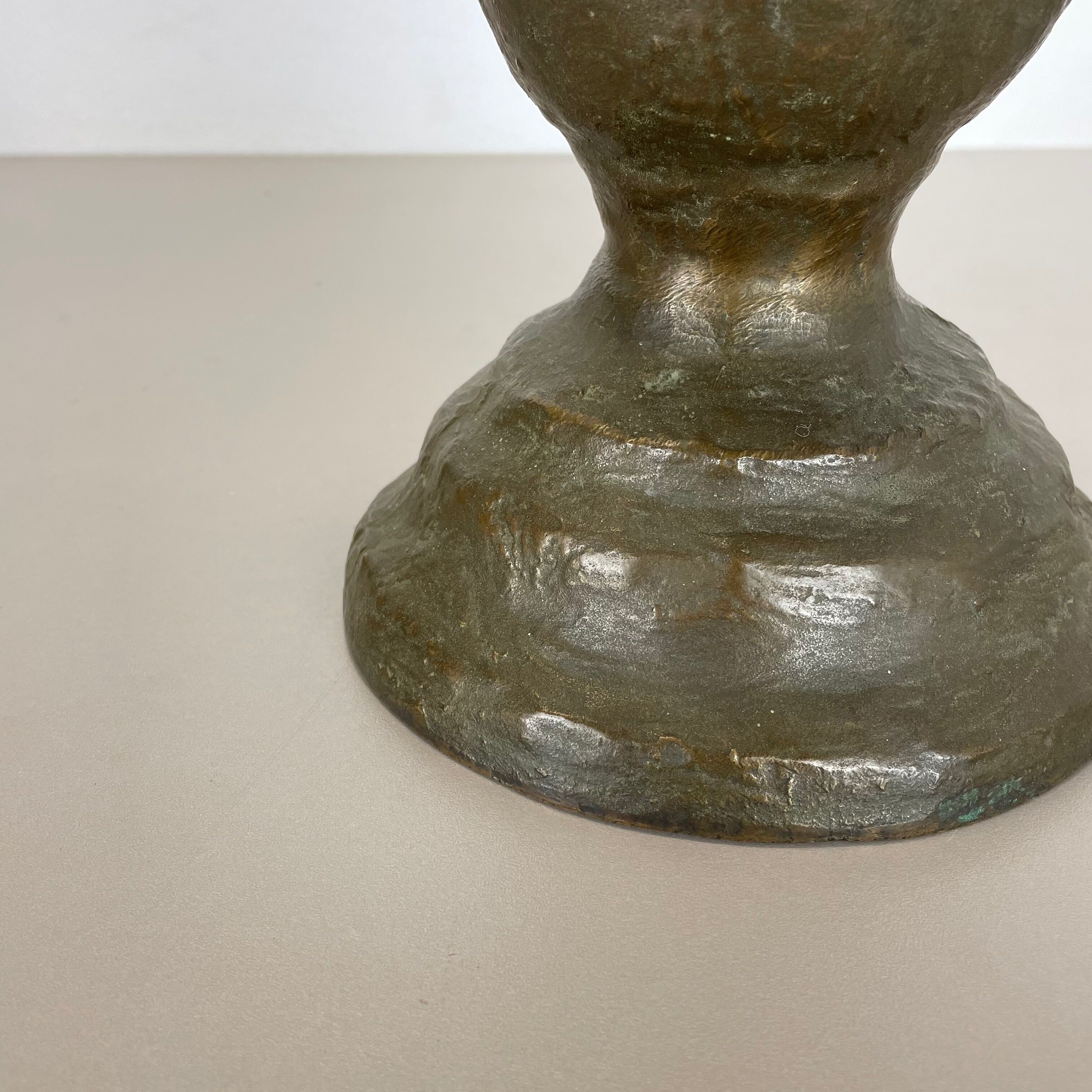 Original Auböck Style Hollywood Regency Bronze Table Light, Austria, 1960s