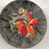 Rare plate bel delecourt quimper antique