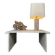 Vintage travertine side table