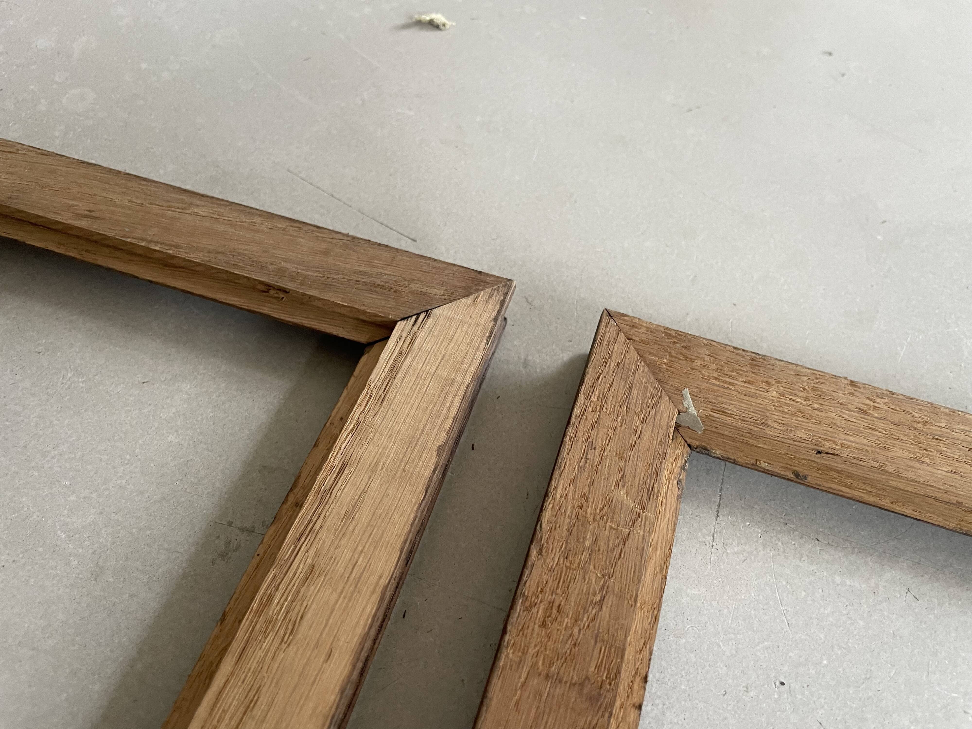 Set of 2 wooden frames 45x35cm