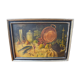 Peinture huile sur toile nature morte XXème signée Jean-Louis Mercier 93 X 67