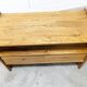 Low furniture Maison Regain solid elm 1960 with drawer