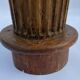 Louis XVI style column cannelee wooden pearl for sculpture