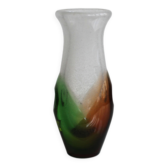 1970s Art Glass Vase by Frantisek Spinar - Model 7609/23