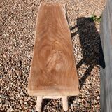 Small solid wood bench