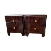 Pair of French Art Deco Nightstands/Side Tables