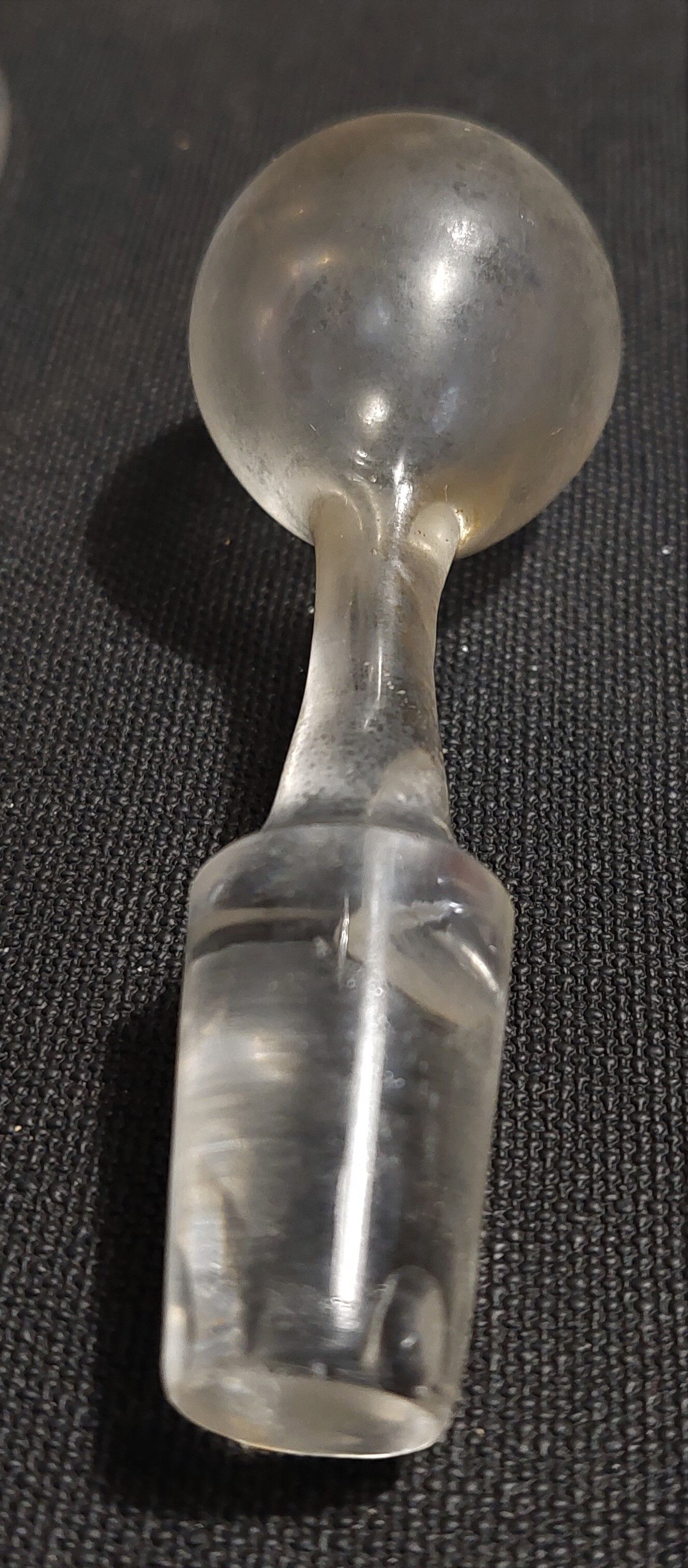 Enamelled glass ewer decanter gold decoration numbered early twentieth art nouveau