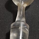 Enamelled glass ewer decanter gold decoration numbered early twentieth art nouveau