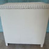 Old rattan chest of drawers