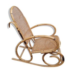 Rocking chair rotin d'occasion