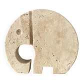 Fratelli Mannelli Travertine Elephant Sculpture / Letter Holder