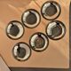 Set of 6 vintage Jean Couzon cups – 70s – 18/10 stainless steel