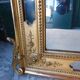 Gilded wooden mirror louis xv with frame