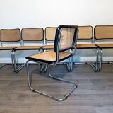 6 chairs Marcel Breuer b32 cesca, italy, 1970