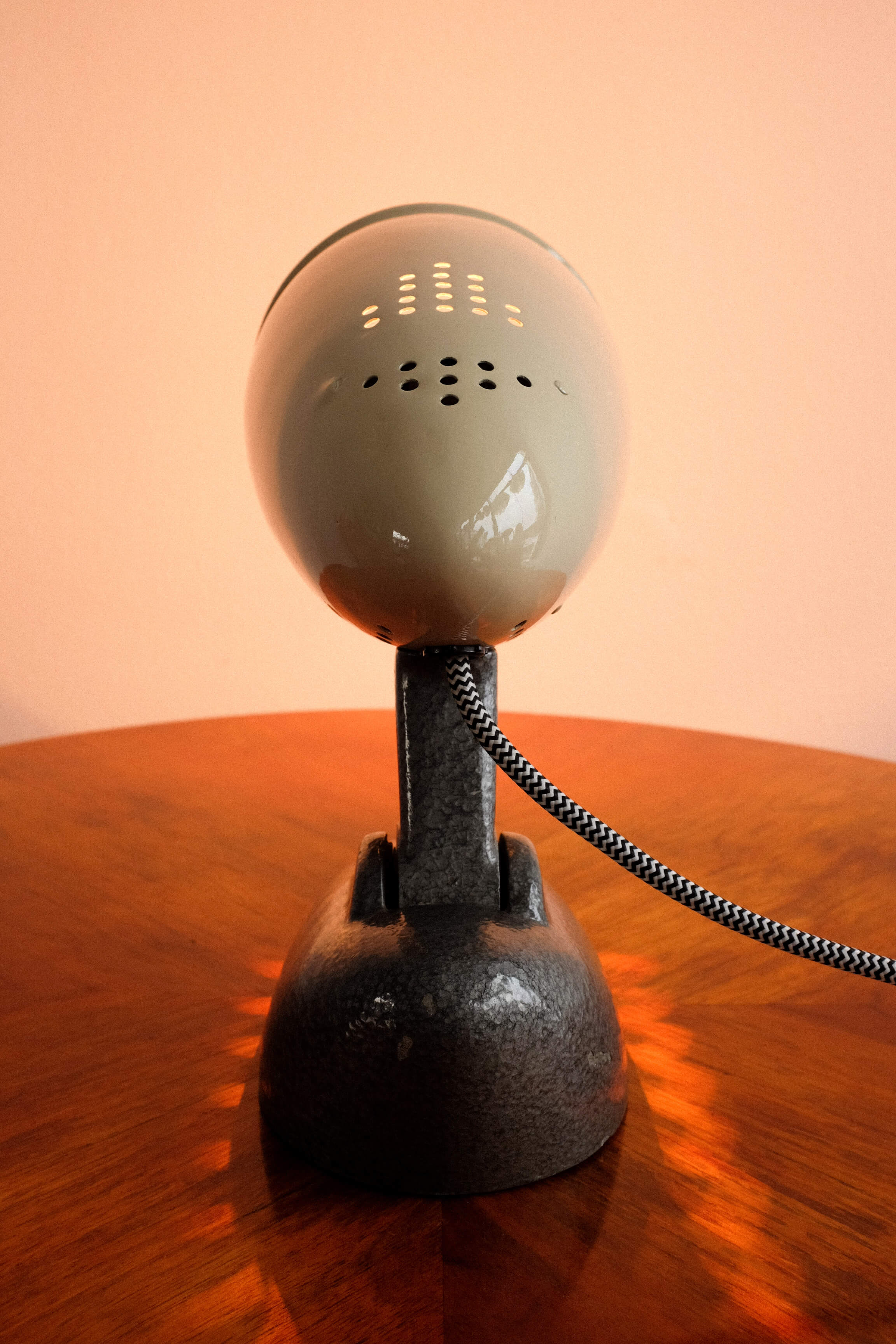 Industial czechoslovak prema table lamp, 1970s