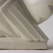Ancient ceramic pigeon sculpture by George Ventrillon for Saint Clément.