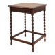Table d'appoint ancienne en chêne français, vers 1900