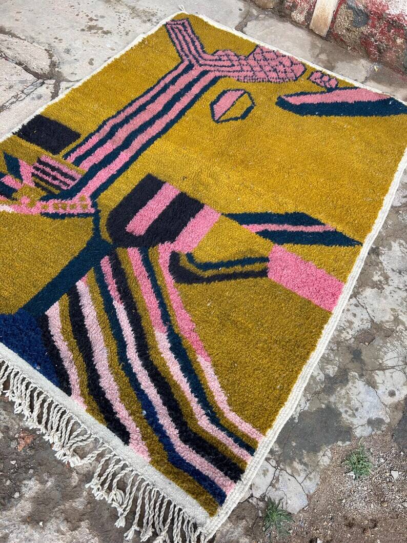 Moroccan rug, authentic Berber rug 150/250cm