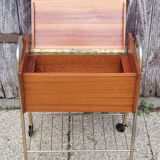 Worker on wheels, work box, vintage, 60s