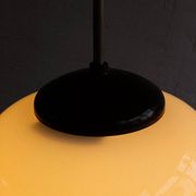 Czechoslovak bakelite hanging school lamp, 1960s