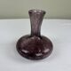 Vintage bubble glass soliflore vase in mauve/lilac.