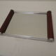Mirror tray handles fruit wood from the 50s